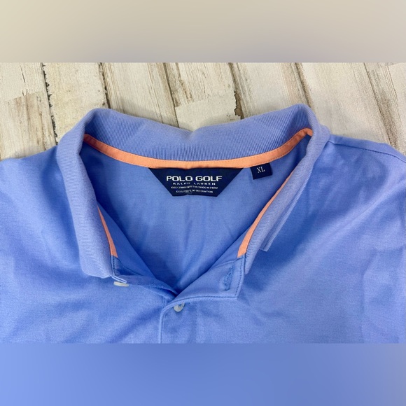 Polo Ralph Lauren Men's XL Blue Pima Polo Shirt Pima Cotton - Picture 7 of 10